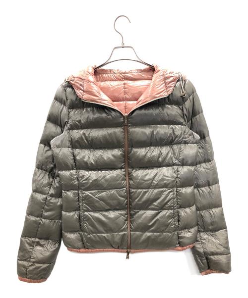 HERNO（ヘルノ）HERNO (ヘルノ) リバーシブルダウンジャケット ベージュ×グレー サイズ:44の古着・服飾アイテム