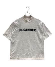 JIL SANDER（ジルサンダー）の古着「ボトルネック ロゴTシャツ」｜ホワイト