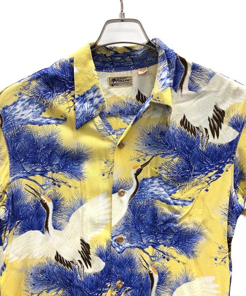 Sun Surf（サンサーフ）Sun Surf (サンサーフ) アロハシャツ イエロー×ブルー サイズ:15-15 1/2の古着・服飾アイテム