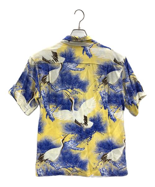 Sun Surf（サンサーフ）Sun Surf (サンサーフ) アロハシャツ イエロー×ブルー サイズ:15-15 1/2の古着・服飾アイテム