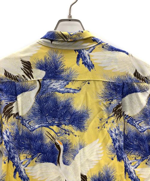 Sun Surf（サンサーフ）Sun Surf (サンサーフ) アロハシャツ イエロー×ブルー サイズ:15-15 1/2の古着・服飾アイテム