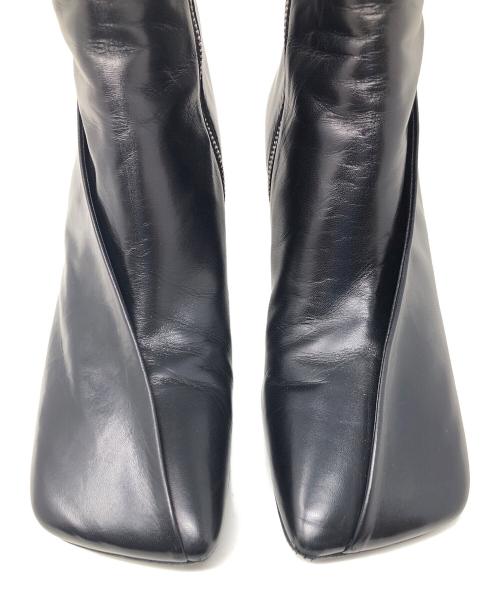 JIL SANDER（ジルサンダー）JIL SANDER (ジルサンダー) サイドジップブーツ ブラック サイズ:37の古着・服飾アイテム