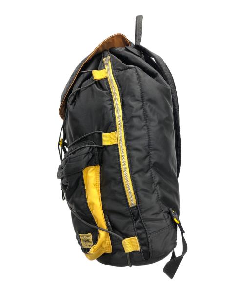 PORTER（ポーター）PORTER (ポーター) TANKER RUCK SUCK（タンカー リュック サック） ブラック×イエロー サイズ:実寸サイズにてご確認ください。の古着・服飾アイテム