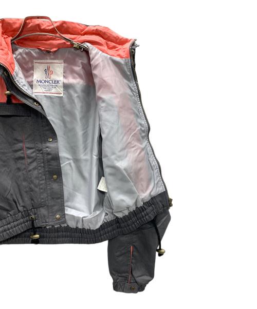MONCLER（モンクレール）MONCLER (モンクレール) ナイロンジャケット ピンク×グレー サイズ:実寸サイズにてご確認ください。の古着・服飾アイテム