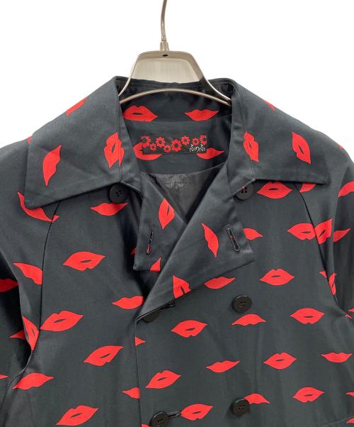 ふりふ（フリフ）ふりふ (フリフ) コート ブラック×レッド サイズ:M 未使用品の古着・服飾アイテム