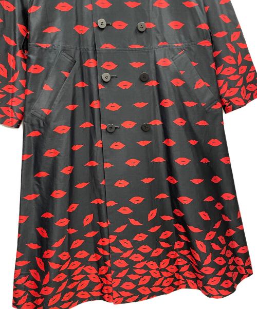 ふりふ（フリフ）ふりふ (フリフ) コート ブラック×レッド サイズ:M 未使用品の古着・服飾アイテム