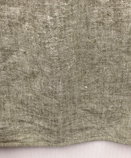 MHL（エムエイチエル）MHL (エムエイチエル) 長袖シャツ COTTON LINEN CHAMBRAY（コットン リネン シャンブレー） グリーン サイズ:Lの古着・服飾アイテム