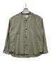 MHL（エムエイチエル）の古着「長袖シャツ COTTON LINEN CHAMBRAY（コットン リネン シャンブレー）」｜グリーン