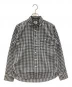 JAMES&CO.ジェームスアンドコー）の古着「ボタンダウンシャツ STANDARD SHIRT PUJOL（スタンダード シャツ プジョル）」｜ブラック×ホワイト