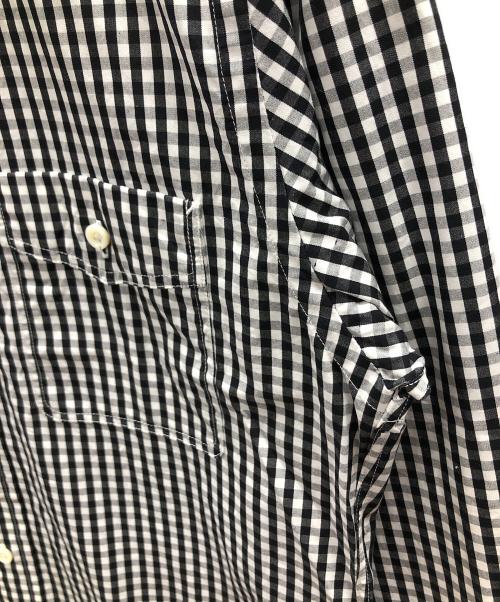 JAMES&CO.（ジェームスアンドコー）JAMES&CO. (ジェームスアンドコー) ボタンダウンシャツ STANDARD SHIRT PUJOL（スタンダード シャツ プジョル） ブラック×ホワイト サイズ:3の古着・服飾アイテム