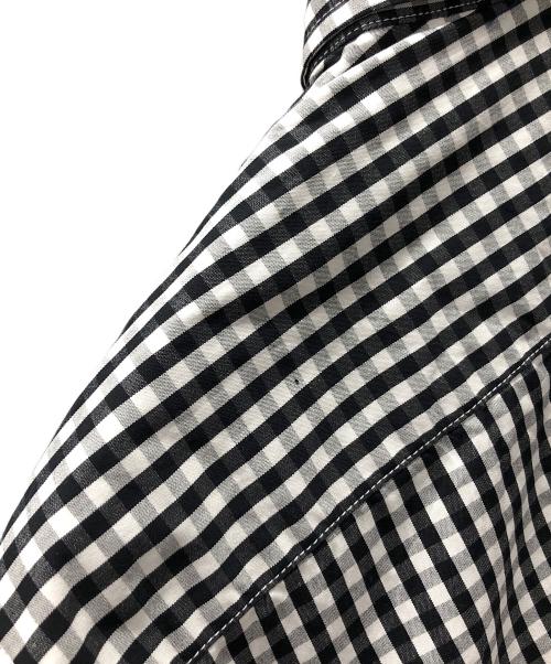 JAMES&CO.（ジェームスアンドコー）JAMES&CO. (ジェームスアンドコー) ボタンダウンシャツ STANDARD SHIRT PUJOL（スタンダード シャツ プジョル） ブラック×ホワイト サイズ:3の古着・服飾アイテム
