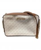 MICHAEL KORSマイケル・コース）の古着「ショルダーバッグ」｜ホワイト×ブラウン