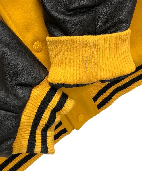 FUBU（フブ）FUBU (フブ) スタジャン VARSITY JACKET（ヴァ―シティ ジャケット） オレンジ サイズ:XLの古着・服飾アイテム