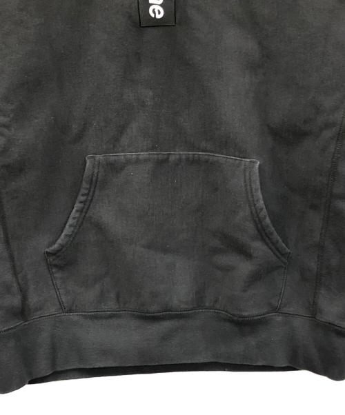 SUPREME（シュプリーム）SUPREME (シュプリーム) プルオーバーパーカー Cross Box Logo Hooded Sweatshirt(クロスボックスロゴフーデッドスウェットシャツ) ブラック サイズ:Largeの古着・服飾アイテム