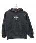SUPREME（シュプリーム）の古着「プルオーバーパーカー Cross Box Logo Hooded Sweatshirt(クロスボックスロゴフーデッドスウェットシャツ)」｜ブラック