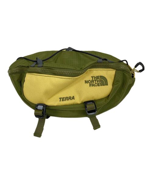 THE NORTH FACE（ザ ノース フェイス）THE NORTH FACE (ザ ノース フェイス) ウエストバッグ TERRA LUMBAR（テラランバー） オリーブ×イエロー サイズ:実寸サイズにてご確認ください。の古着・服飾アイテム