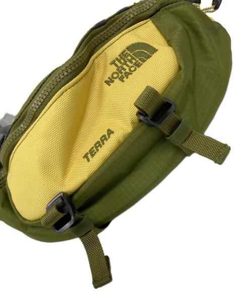 THE NORTH FACE（ザ ノース フェイス）THE NORTH FACE (ザ ノース フェイス) ウエストバッグ TERRA LUMBAR（テラランバー） オリーブ×イエロー サイズ:実寸サイズにてご確認ください。の古着・服飾アイテム