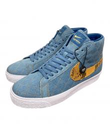 NIKE×SUPREME（ナイキ×シュプリーム）の古着「ハイカットスニーカー SB Blazer Mid "Denim"（ SB ブレーザー ミッド "デニム"）」｜スカイブルー