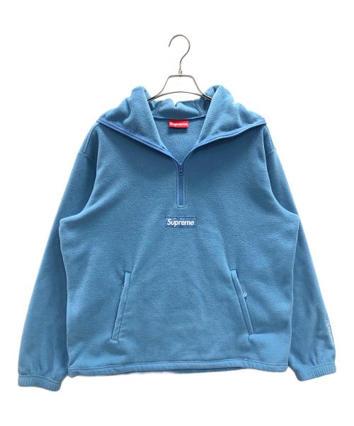 SUPREME（シュプリーム）SUPREME (シュプリーム) ハーフジップパーカー PolartecFacemask HalfZip(ポーラテックフェイスマスクハーフジップ) スカイブルー サイズ:Mediumの古着・服飾アイテム