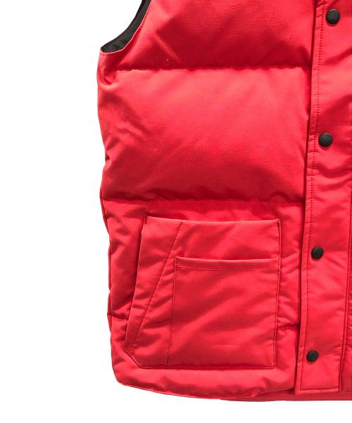 CANADA GOOSE（カナダグース）CANADA GOOSE (カナダグース) ダウンベスト Freestyle Vest Men(フリースタイルベスト) レッド サイズ:S/Pの古着・服飾アイテム