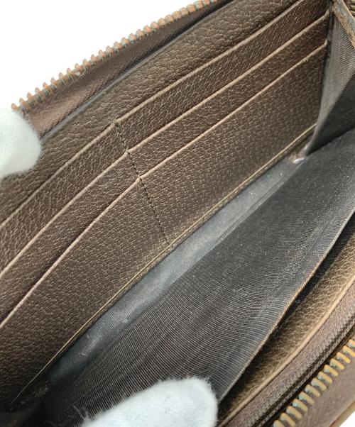 GUCCI（グッチ）GUCCI (グッチ) 長財布 クーリエ GGスプリーム ブラウン サイズ:実寸サイズにてご確認ください。の古着・服飾アイテム