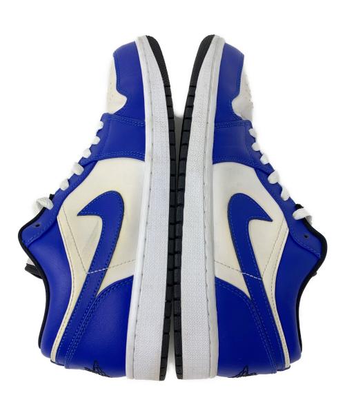 NIKE（ナイキ）NIKE (ナイキ) スニーカー AIR JORDAN1 Low Game Royal(エアジョーダン1 ロー ゲームロイヤル） ブルー×ホワイト サイズ:28.5cmの古着・服飾アイテム