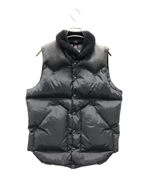 RockyMountainFeatherBed（ロッキーマウンテンフェザーベッド）RockyMountainFeatherBed (ロッキーマウンテンフェザーベッド) ダウンベスト ブラック サイズ:36の古着・服飾アイテム