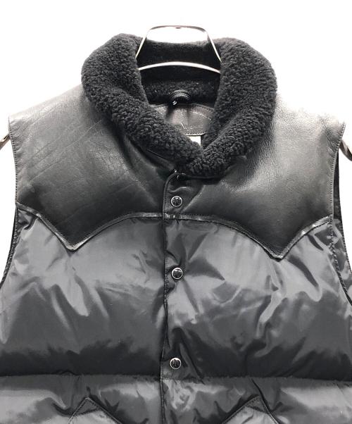 RockyMountainFeatherBed（ロッキーマウンテンフェザーベッド）RockyMountainFeatherBed (ロッキーマウンテンフェザーベッド) ダウンベスト ブラック サイズ:36の古着・服飾アイテム