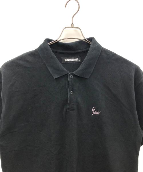 NEIGHBORHOOD（ネイバーフッド）NEIGHBORHOOD (ネイバーフッド) ポロシャツ ブラック サイズ:Lの古着・服飾アイテム