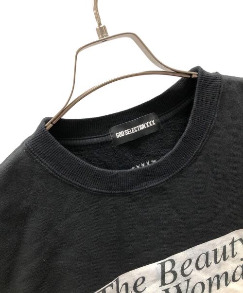 xxx（トリプルエックス）xxx (トリプルエックス) スウェット The Beauty of a Woman（ザ ビューティ オブ ア ウーマン） ブラック サイズ:XLの古着・服飾アイテム