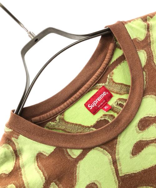 SUPREME（シュプリーム）SUPREME (シュプリーム) Tシャツ グリーン×ブラウン サイズ:XLの古着・服飾アイテム