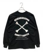 NEIGHBORHOOD×BOUNTY HUNTERネイバーフッド×バウンティハンター）の古着「ロングスリーブカットソー」｜ブラック