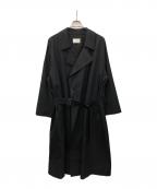 CIOTAシオタ）の古着「スビンコットンギャバジンタイロッケンコート」｜ブラック