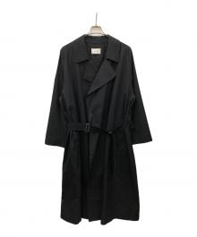 CIOTA（シオタ）の古着「スビンコットンギャバジンタイロッケンコート」｜ブラック