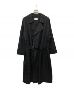 中古・古着通販】CULLNI (クルニ) タイロッケンコート ブラック サイズ