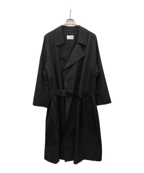 CIOTA（シオタ）CIOTA (シオタ) スビンコットンギャバジンタイロッケンコート ブラック サイズ:6の古着・服飾アイテム