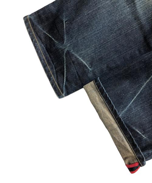 rehacer（レアセル）rehacer (レアセル) デニムパンツ ターコイズスターダストデニム インディゴ サイズ:Lの古着・服飾アイテム