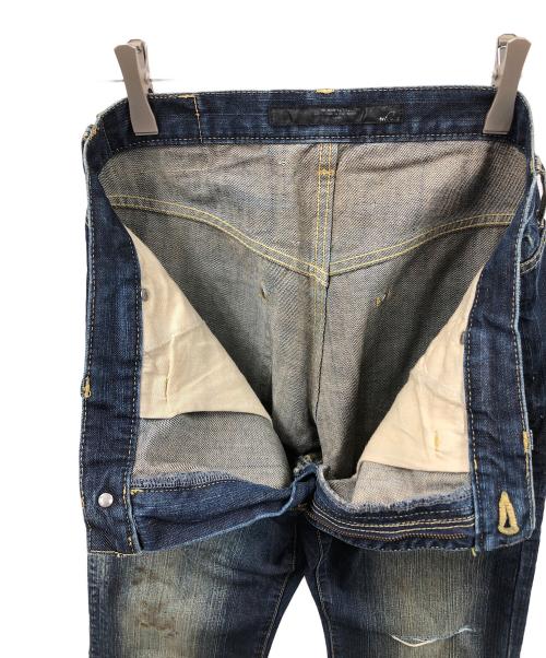 rehacer（レアセル）rehacer (レアセル) デニムパンツ ターコイズスターダストデニム インディゴ サイズ:Lの古着・服飾アイテム