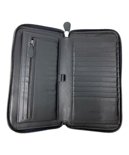 BOTTEGA VENETA（ボッテガベネタ）BOTTEGA VENETA (ボッテガベネタ) 長財布 イントレチャート ブラック サイズ:実寸サイズにてご確認ください。の古着・服飾アイテム