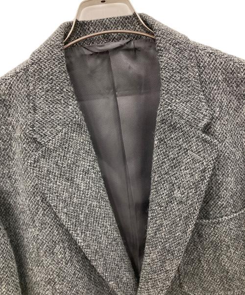 Eddie Bauer（エディーバウアー）Eddie Bauer (エディーバウアー) Harris Tweed (ハリスツイード) テーラードジャケット ウール2つボタンジャケット グレー サイズ:XLの古着・服飾アイテム