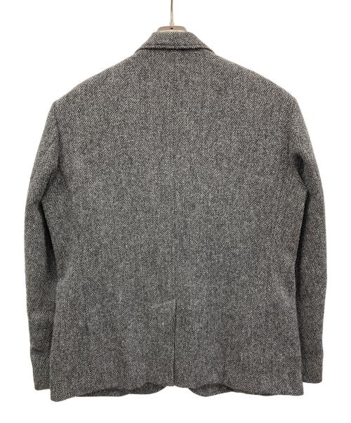 Eddie Bauer（エディーバウアー）Eddie Bauer (エディーバウアー) Harris Tweed (ハリスツイード) テーラードジャケット ウール2つボタンジャケット グレー サイズ:XLの古着・服飾アイテム