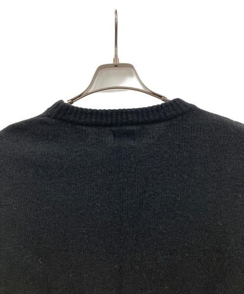 SAINT MICHAEL（セントマイケル）SAINT MICHAEL (セントマイケル) カリフォルニアダメージニットクルーネックニット ブラック サイズ:Mの古着・服飾アイテム