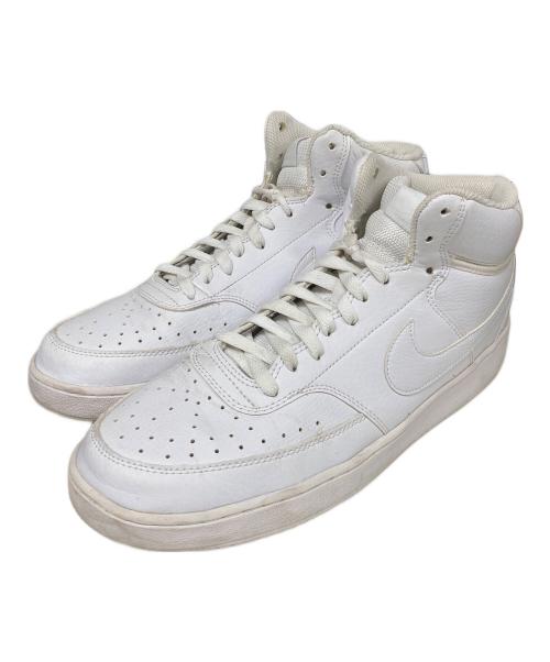 NIKE（ナイキ）NIKE (ナイキ) ミッドカットスニーカー COURT VISION MID SL（コートビジョン） ホワイト サイズ:30の古着・服飾アイテム