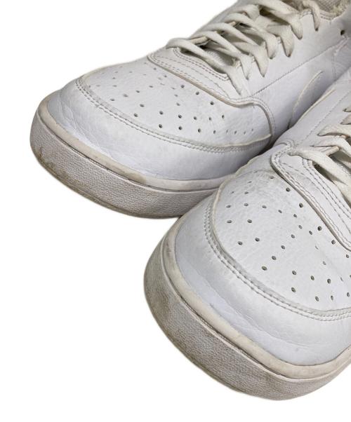 NIKE（ナイキ）NIKE (ナイキ) ミッドカットスニーカー COURT VISION MID SL（コートビジョン） ホワイト サイズ:30の古着・服飾アイテム