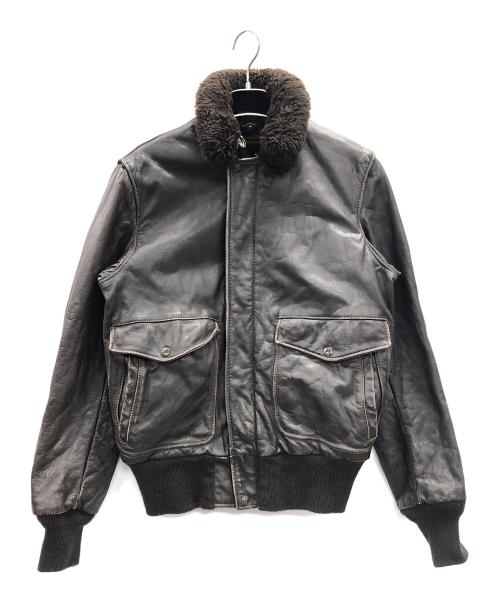 Schott（ショット）Schott (ショット) レザージャケット ブラウン サイズ:36の古着・服飾アイテム