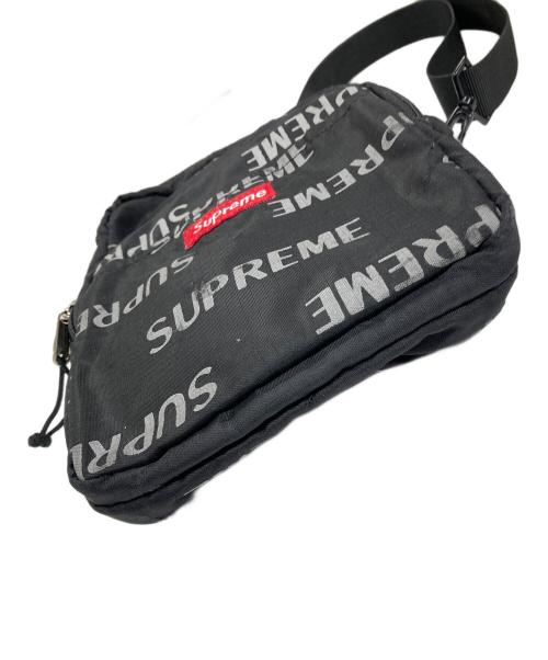 SUPREME（シュプリーム）SUPREME (シュプリーム) ショルダーバッグ ブラック×グレー サイズ:実寸サイズにてご確認くださいの古着・服飾アイテム