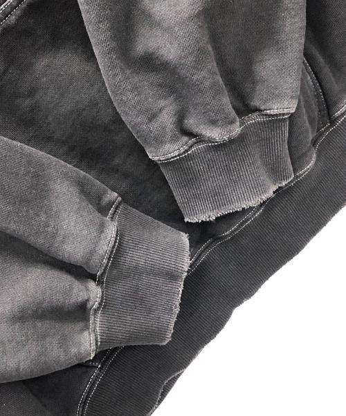 X-LARGE（エクストララージ）X-LARGE (エクストララージ) プルオーバーパーカー OLD ENGLISH BLEACHED HOODED SWEATSHIRT(オルドイングリッシュブリーチフーディ) ブラック サイズ:XLの古着・服飾アイテム