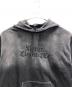X-LARGE (エクストララージ) プルオーバーパーカー OLD ENGLISH BLEACHED HOODED SWEATSHIRT(オルドイングリッシュブリーチフーディ) ブラック サイズ:XL：8000円