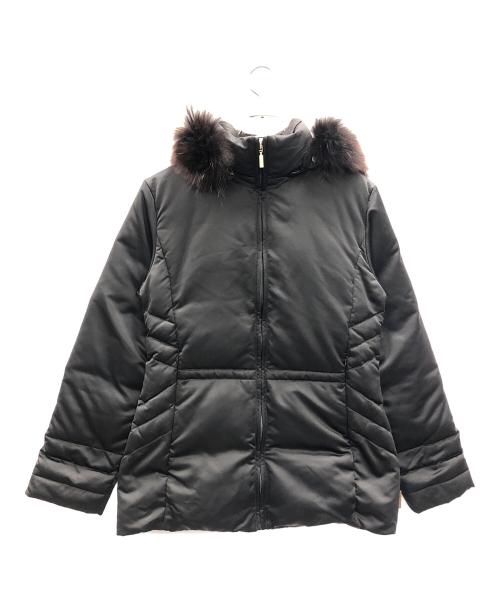 MONCLER（モンクレール）MONCLER (モンクレール) ダウンコート ブラック サイズ:2の古着・服飾アイテム