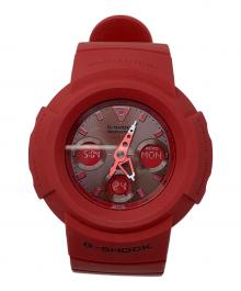 CASIO（カシオ）の古着「腕時計 G-SHOCK（ジーショック） ソーラ充電」｜ブラック×レッド